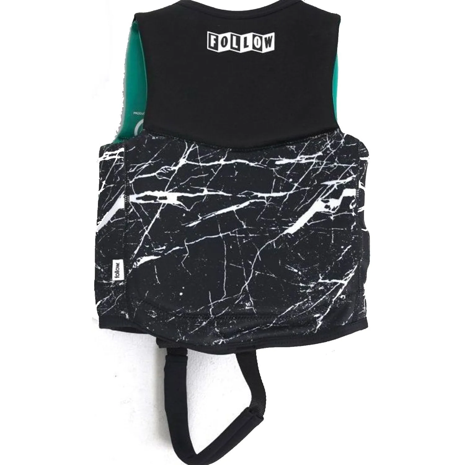 2024 FOLLOW GROMMY JR VEST - BLACK/WHITE