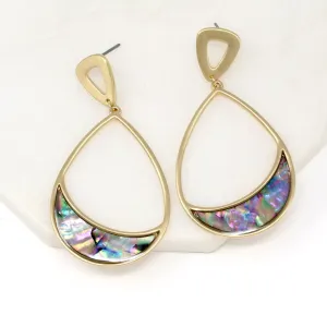 Abalone Teardrop Earrings