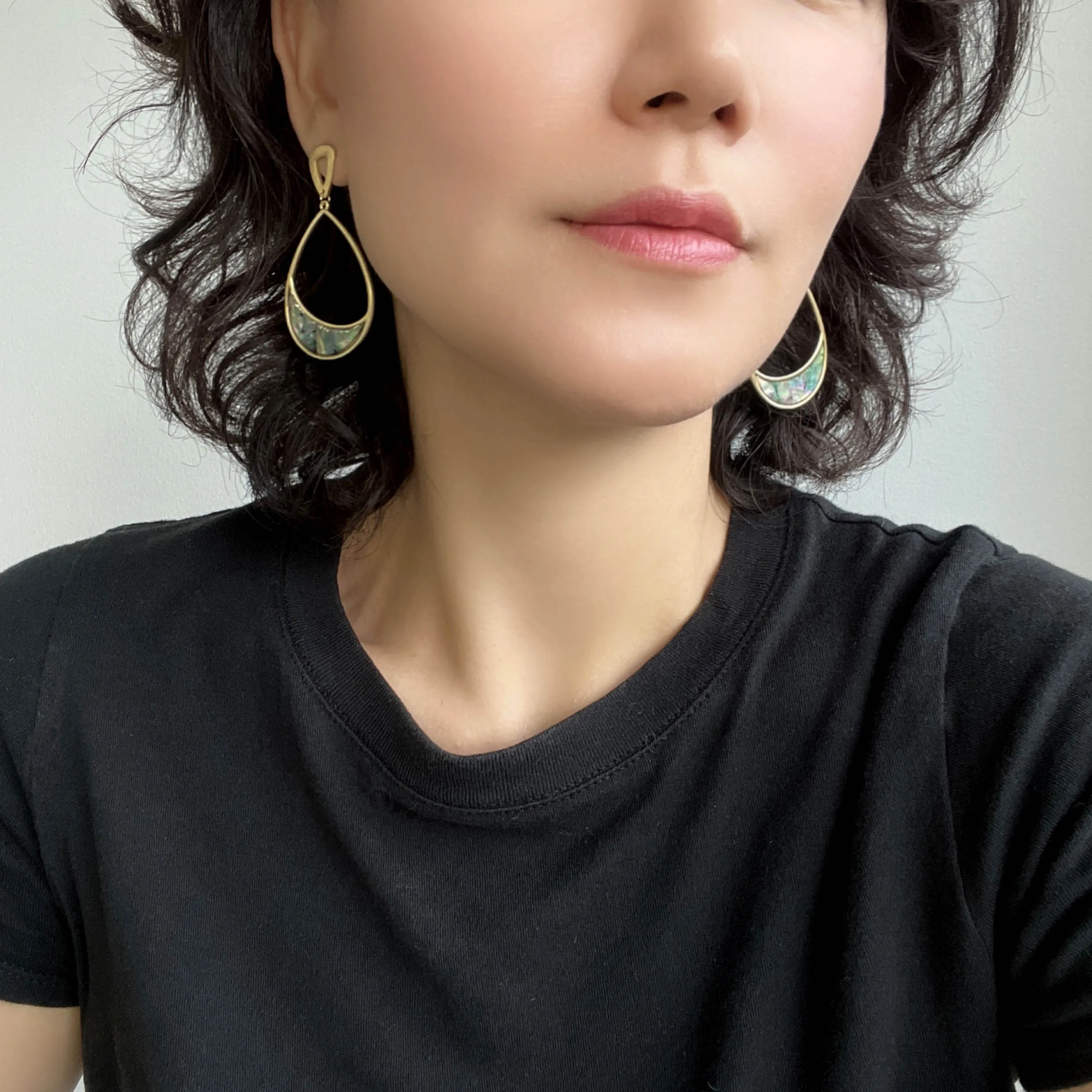 Abalone Teardrop Earrings