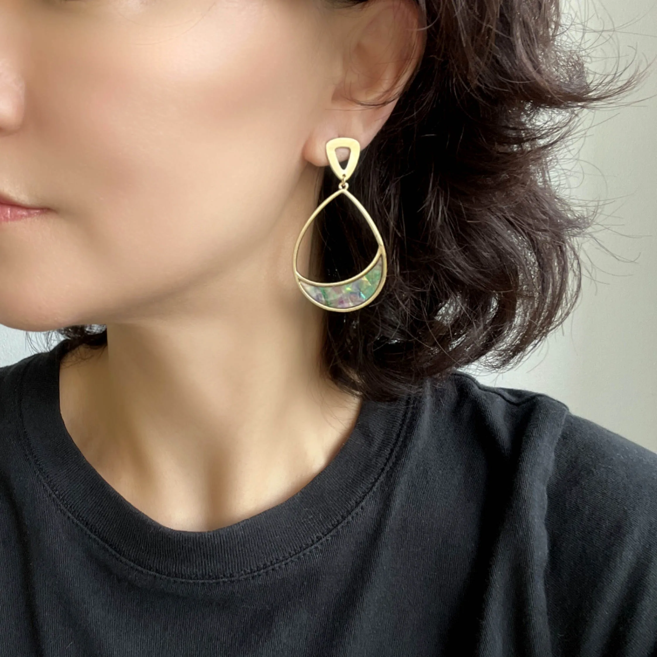 Abalone Teardrop Earrings