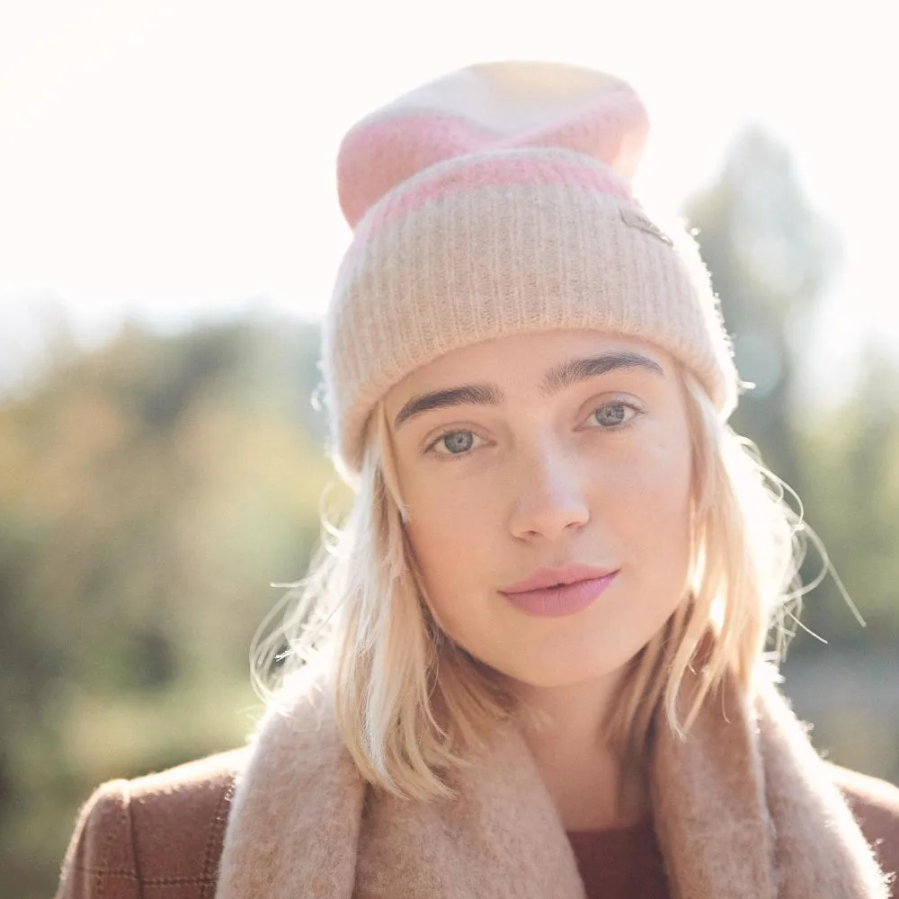 Barts Ounaa Beanie Pink - Warm Alpaca Wool