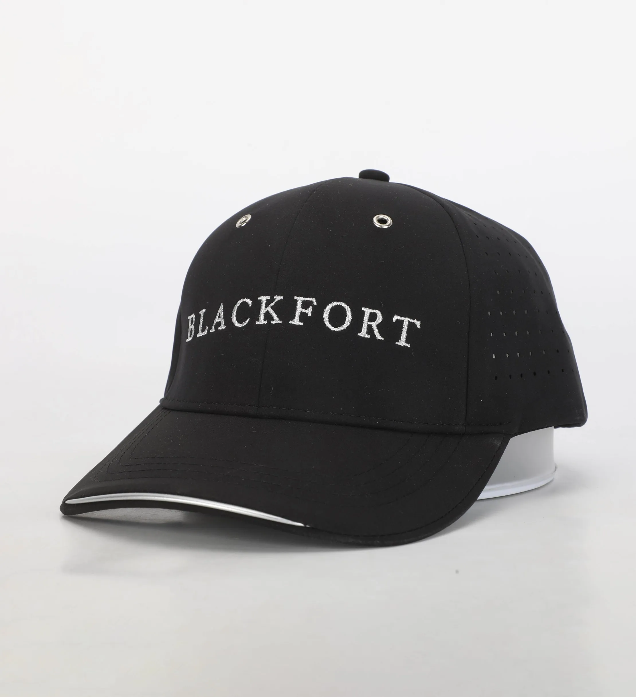 Black & Silver 3D Mesh Baseball Cap