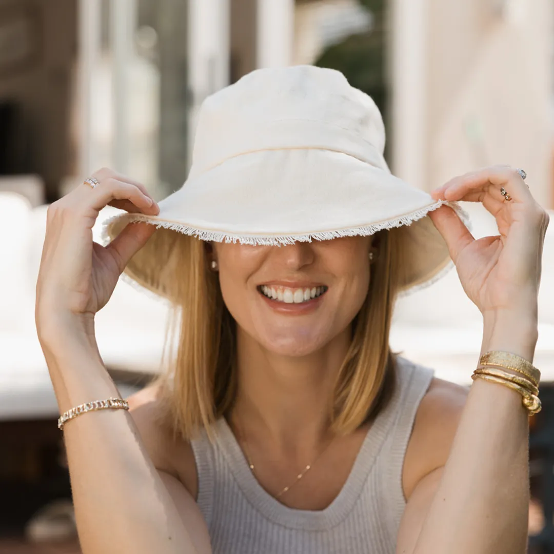 Canvas Bucket Hat - Linen