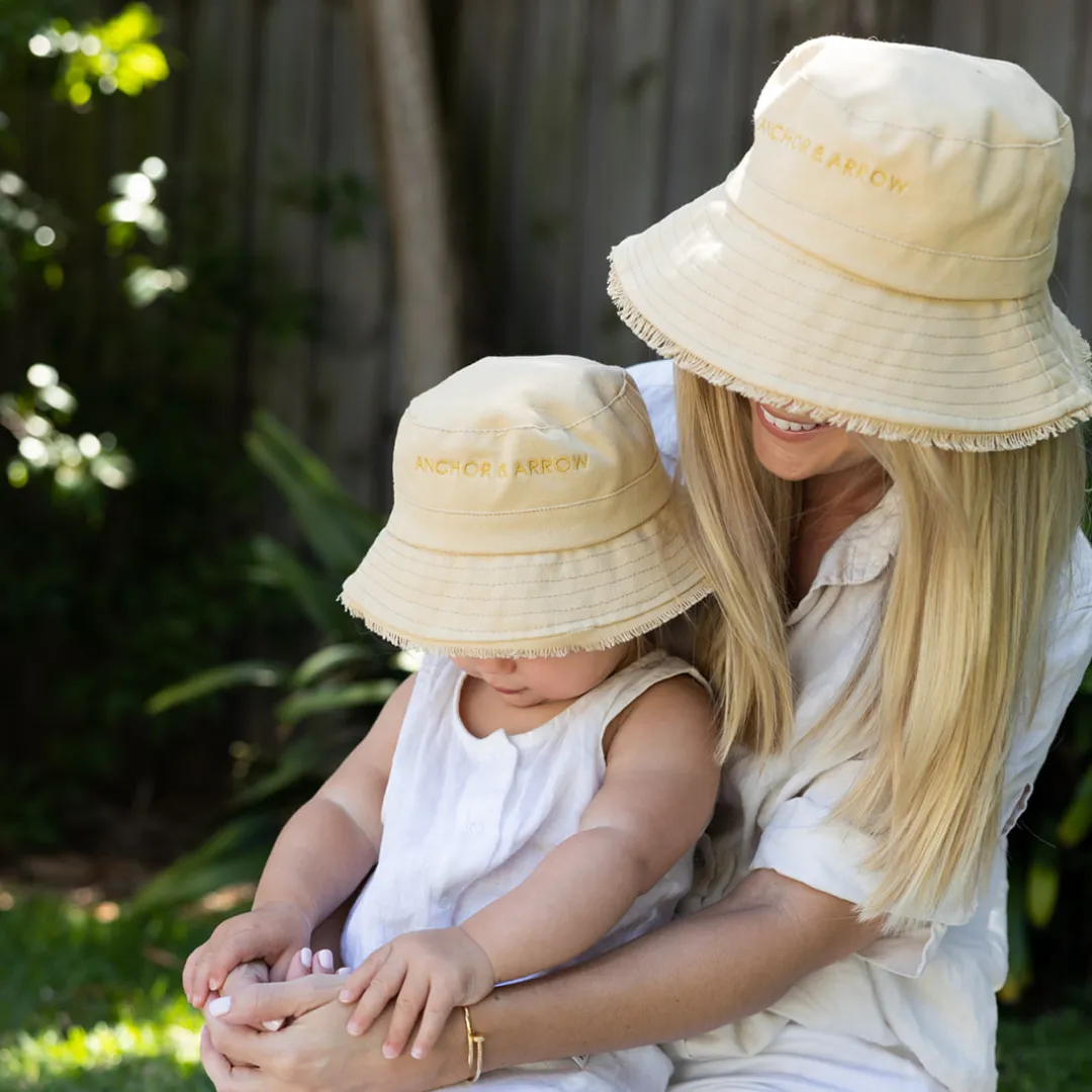 Canvas Bucket Hat - Linen