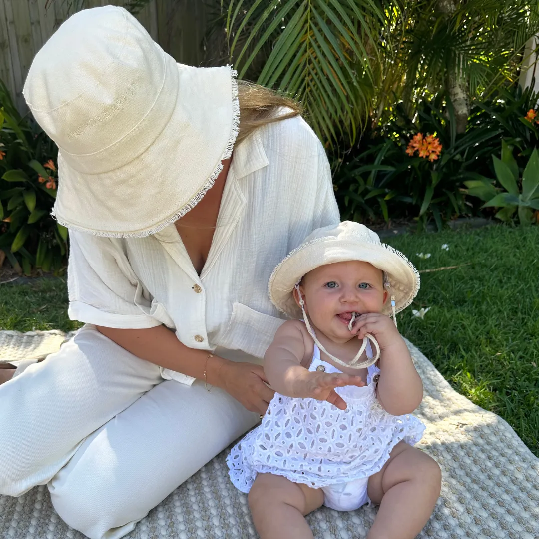 Canvas Bucket Hat - Linen