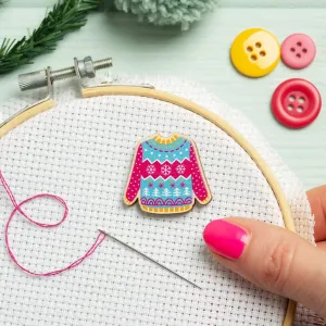 Christmas Jumper Magnetic Needle Minder