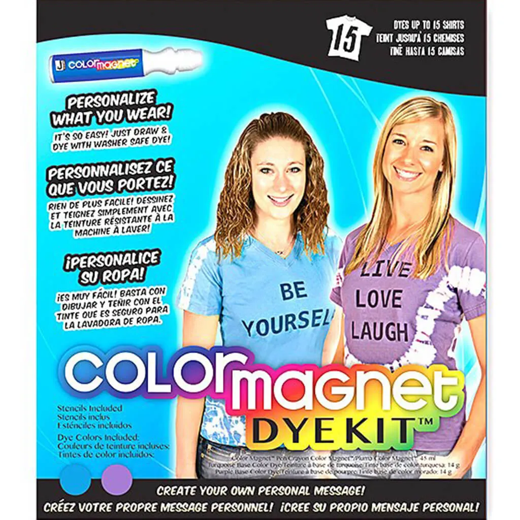 Color Magnet Dye Kit Red/Turquoise