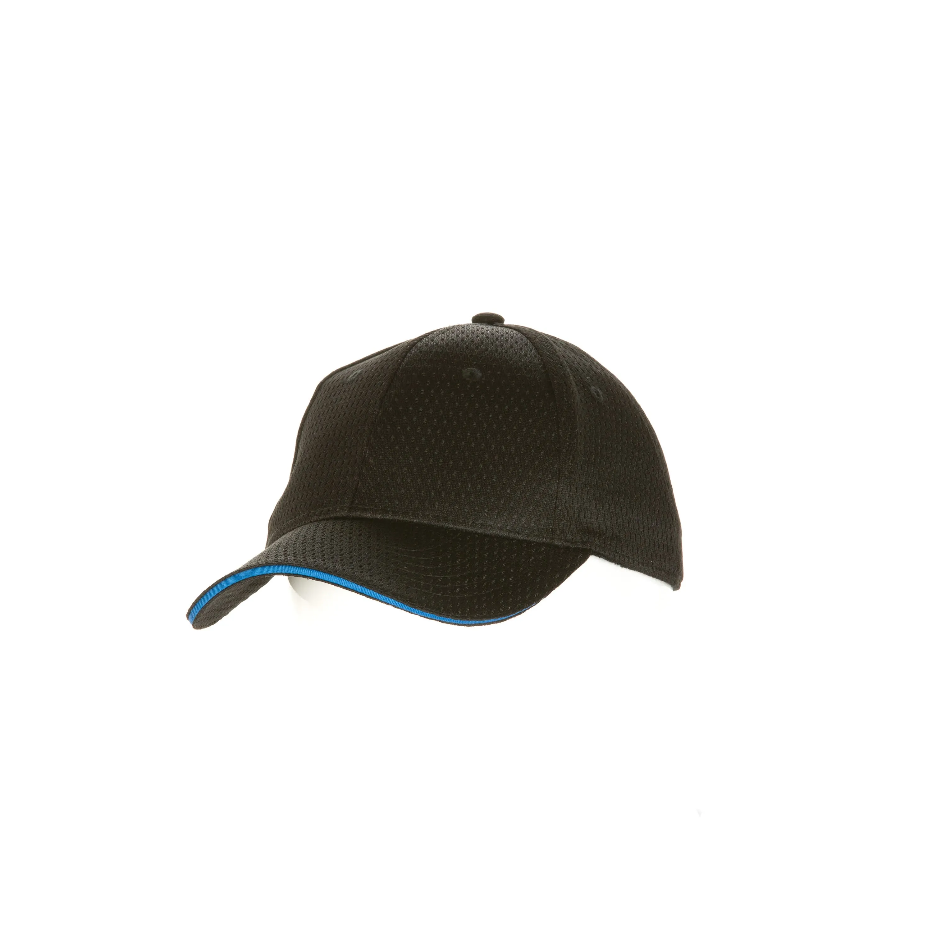 COOL VENT™ BASEBALL CAP WITH TRIM - Blue / Black