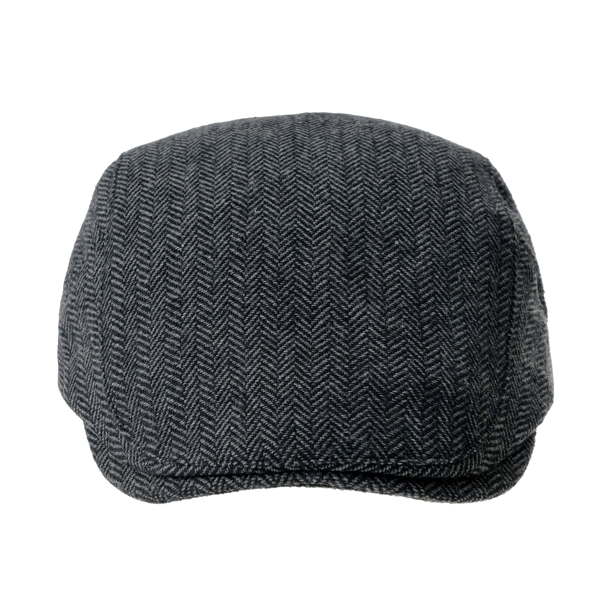 Cotton Flat Cap Herringbone Winter Warm Driving Hat YZ30102