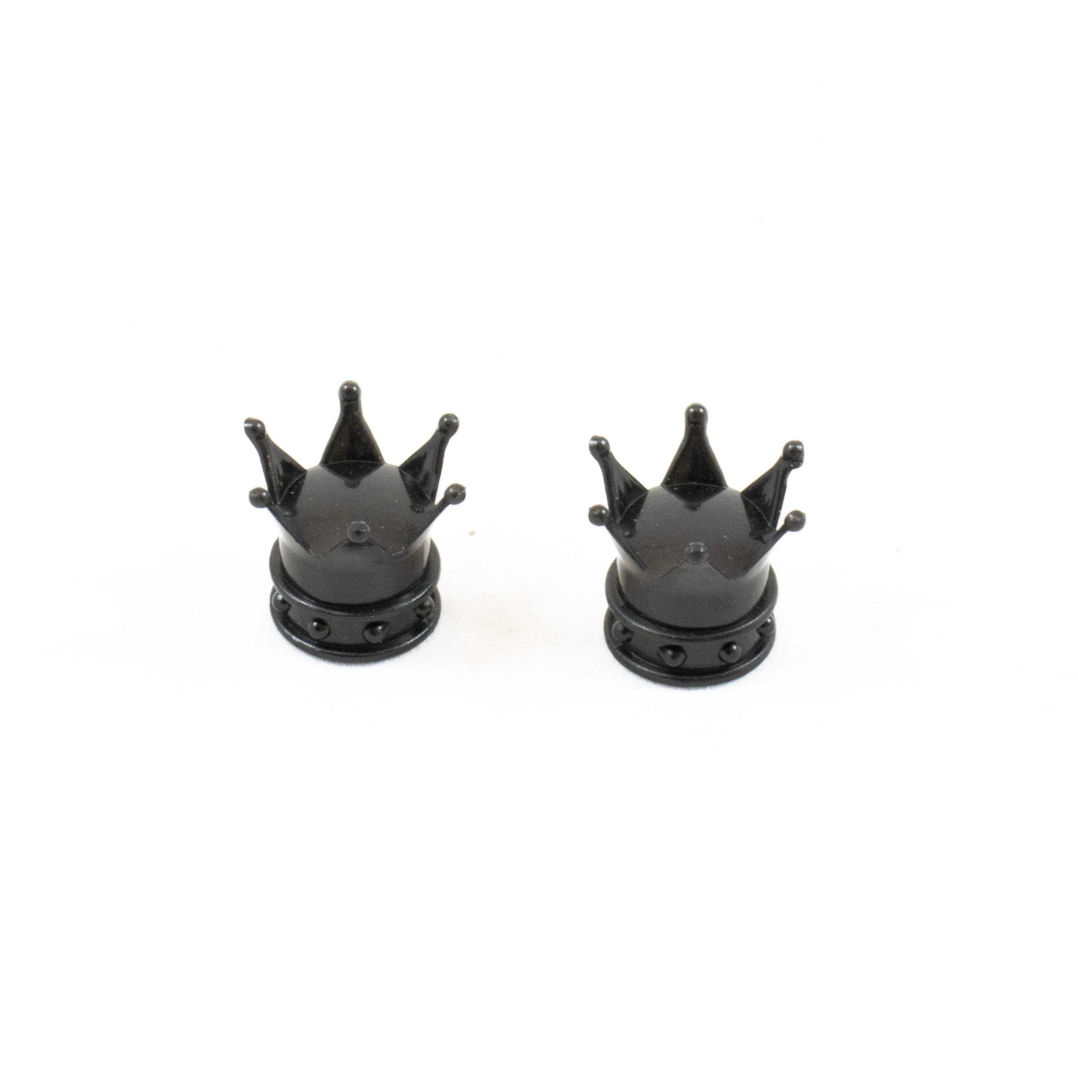 Crown Valve Step Caps - Black