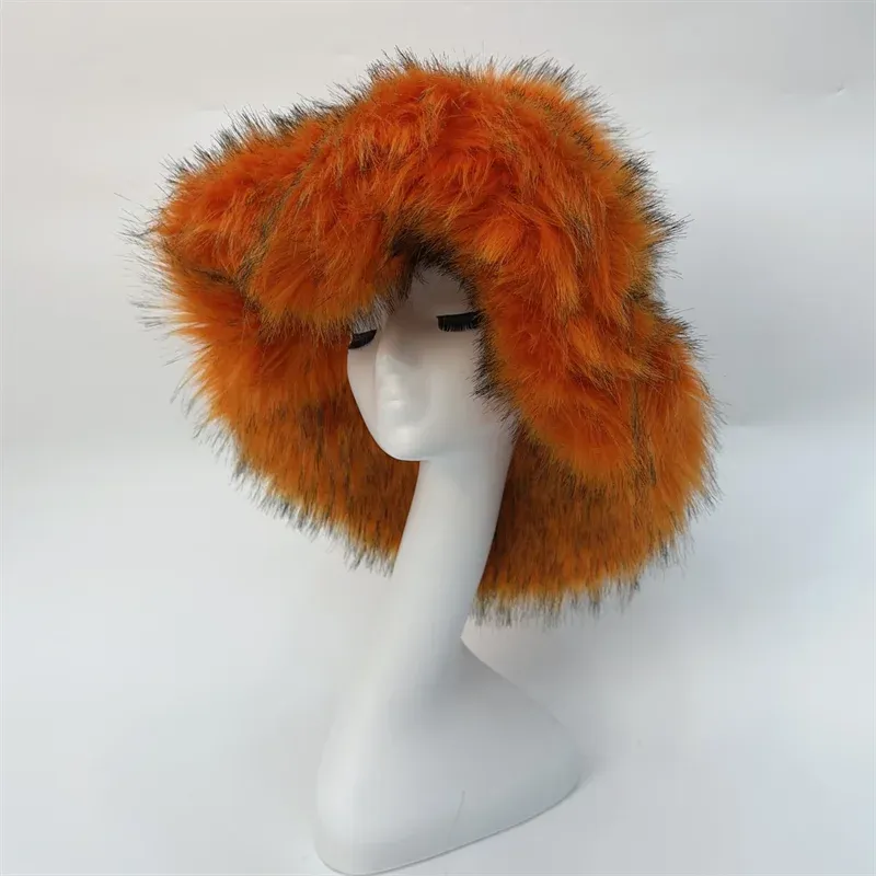 Dani Winter Warm Plush Bucket Hat