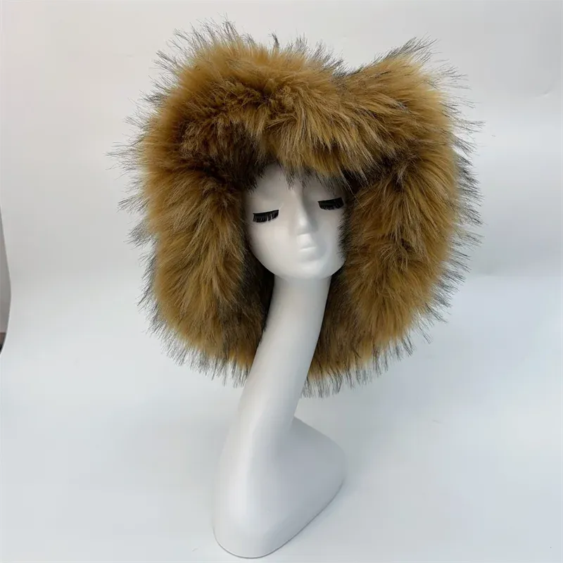 Dani Winter Warm Plush Bucket Hat