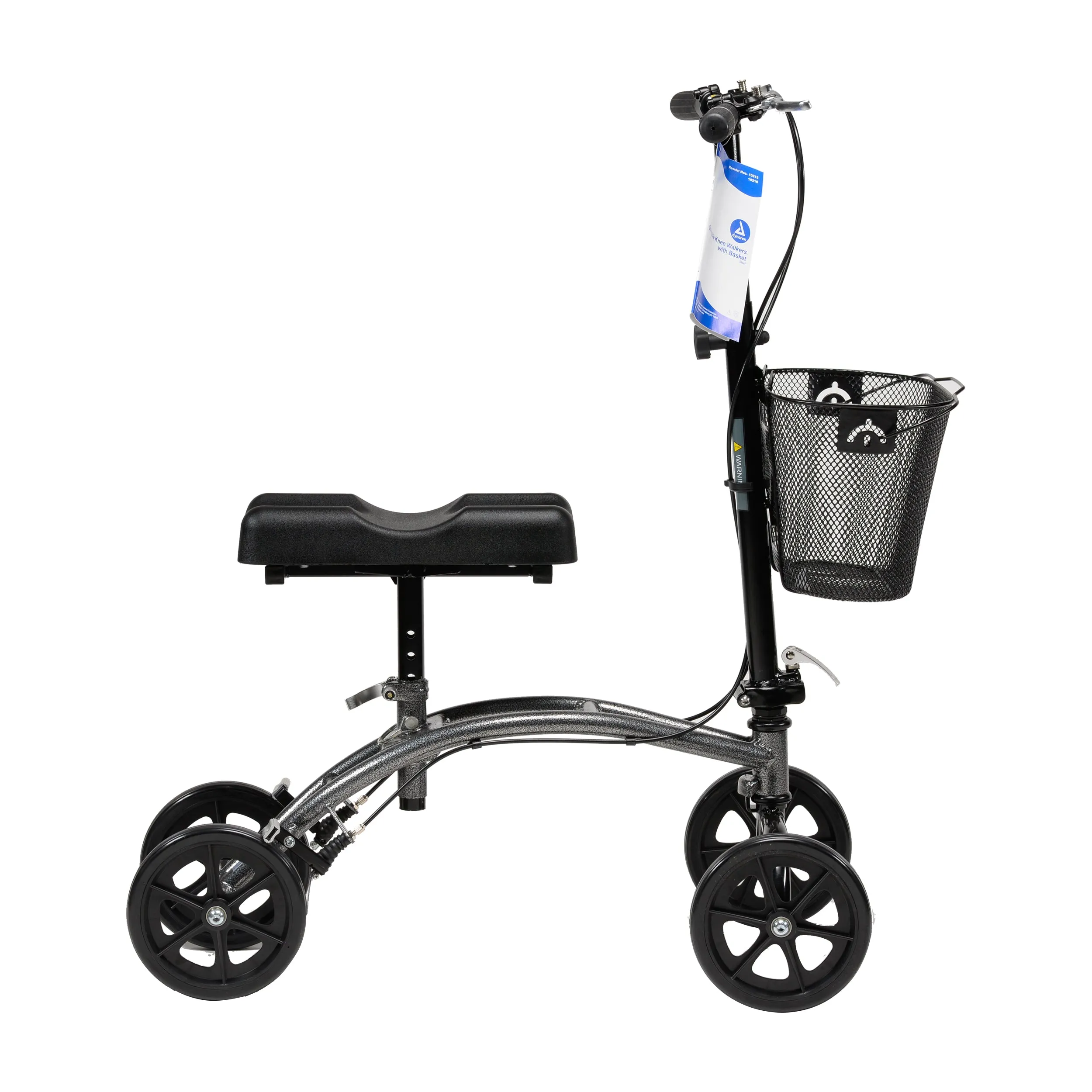 Dynarex - Steerable Knee Walker with Basket