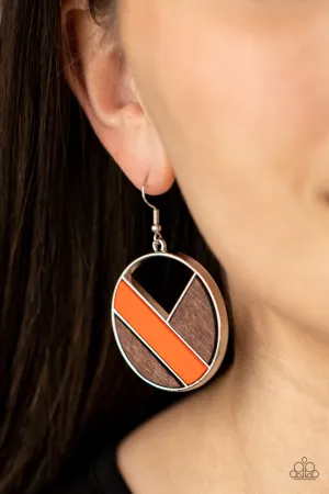 Earrings Dont Be MODest - Orange E309