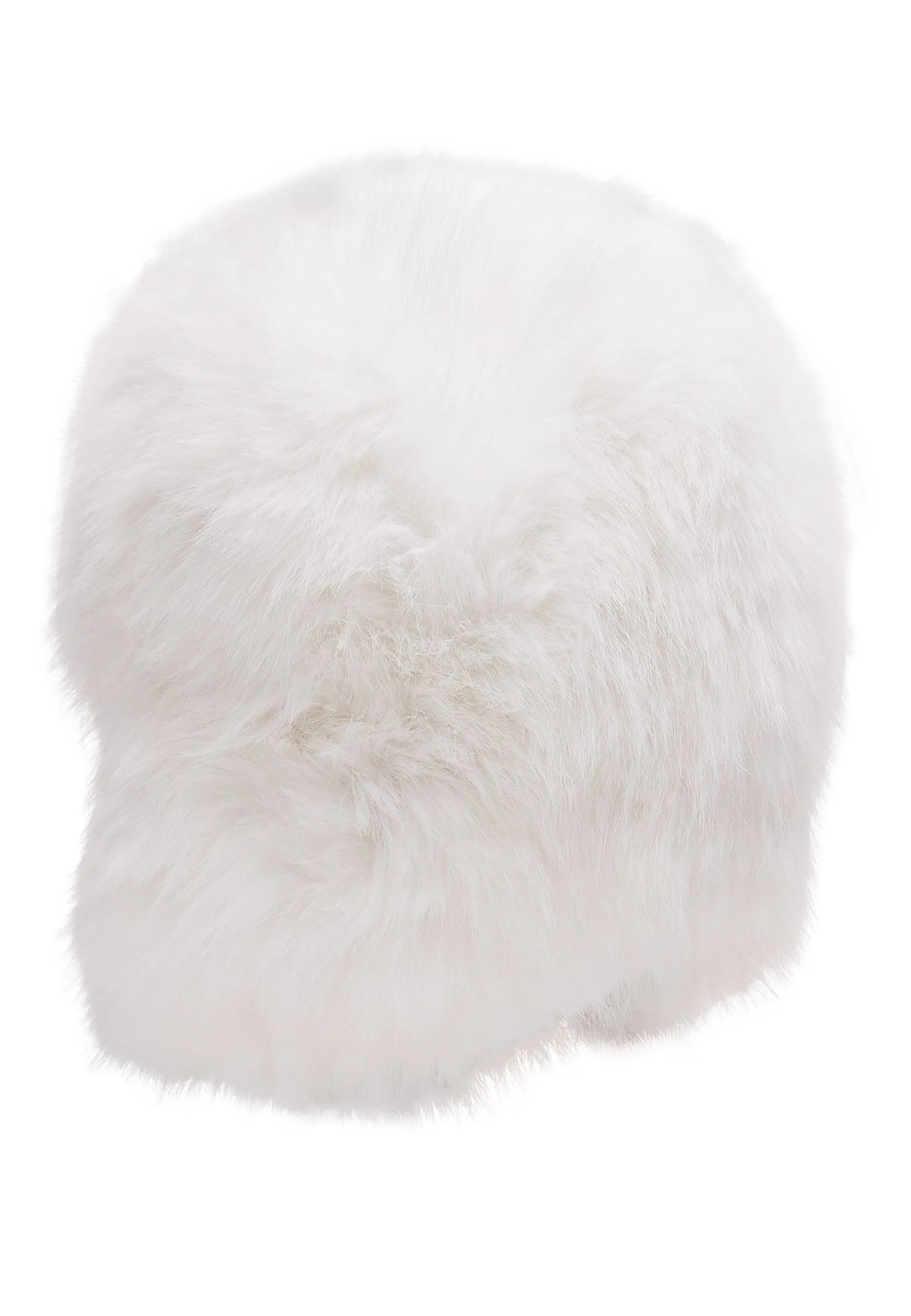 Faux Fur Hat Irina - White