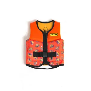 Follow Grommy Jr Vest - Orange