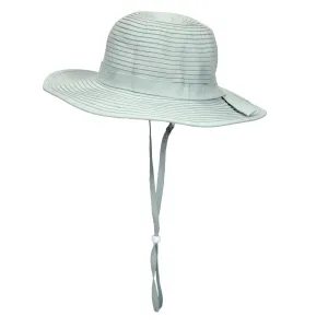 Girls Wide Brim Sun Hat - Mint