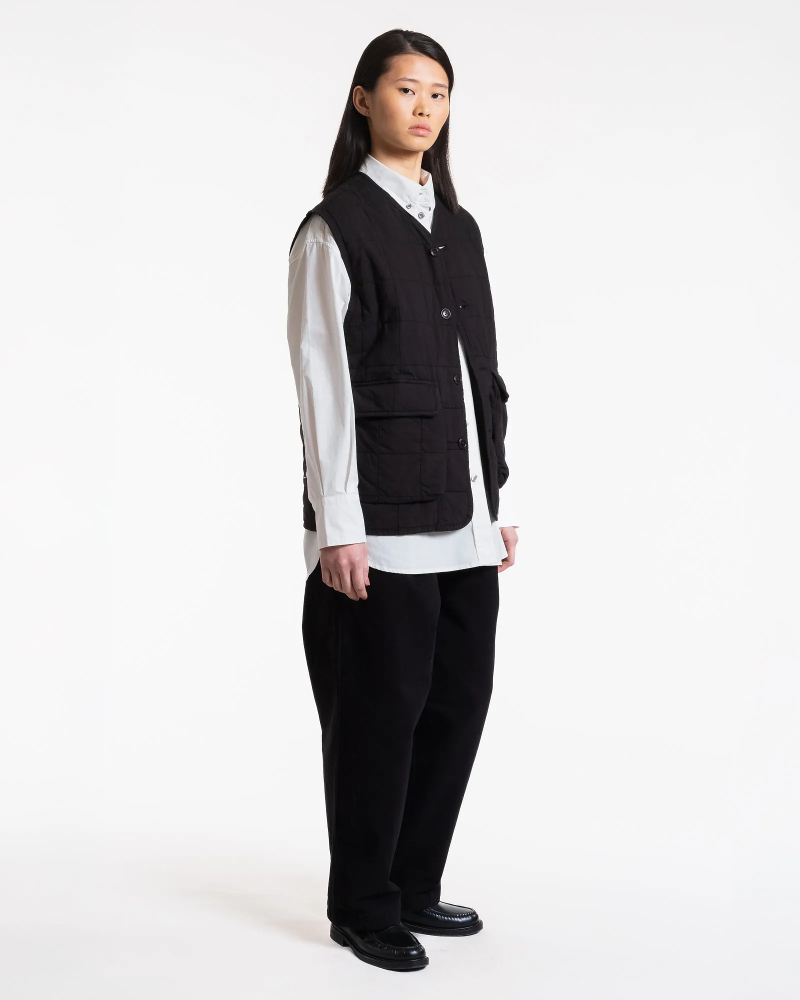 G.o.D Battle Vest Cotton Quilt Black