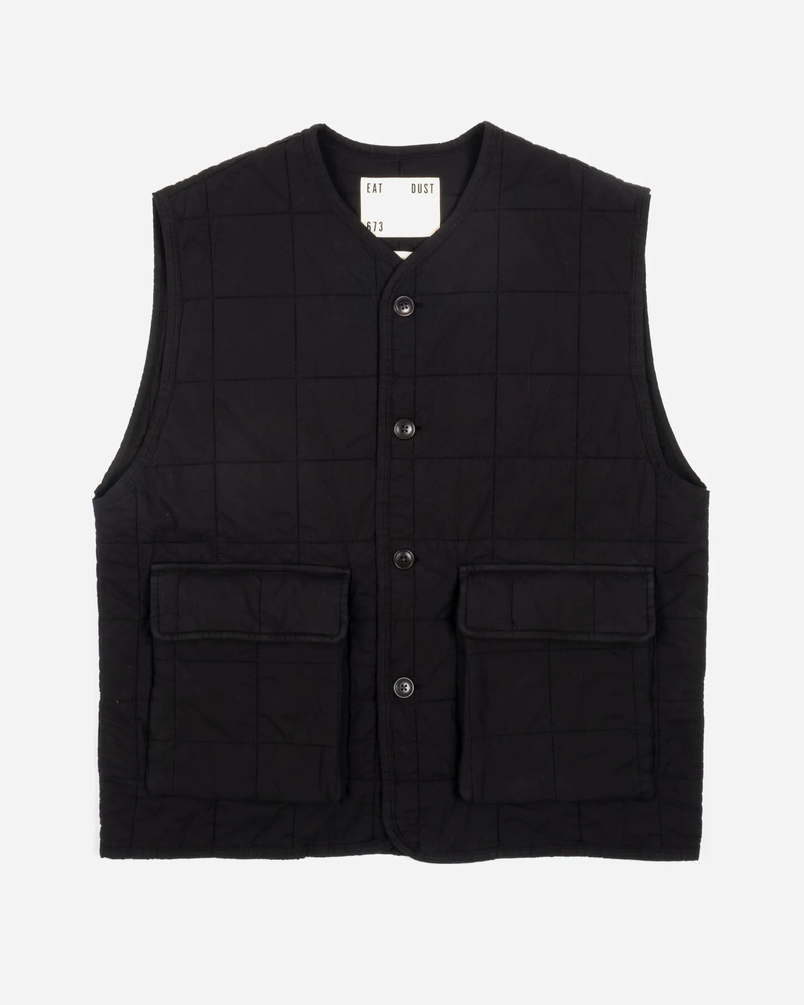 G.o.D Battle Vest Cotton Quilt Black