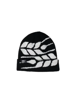 Grain Pattern Toque | Black | Kids