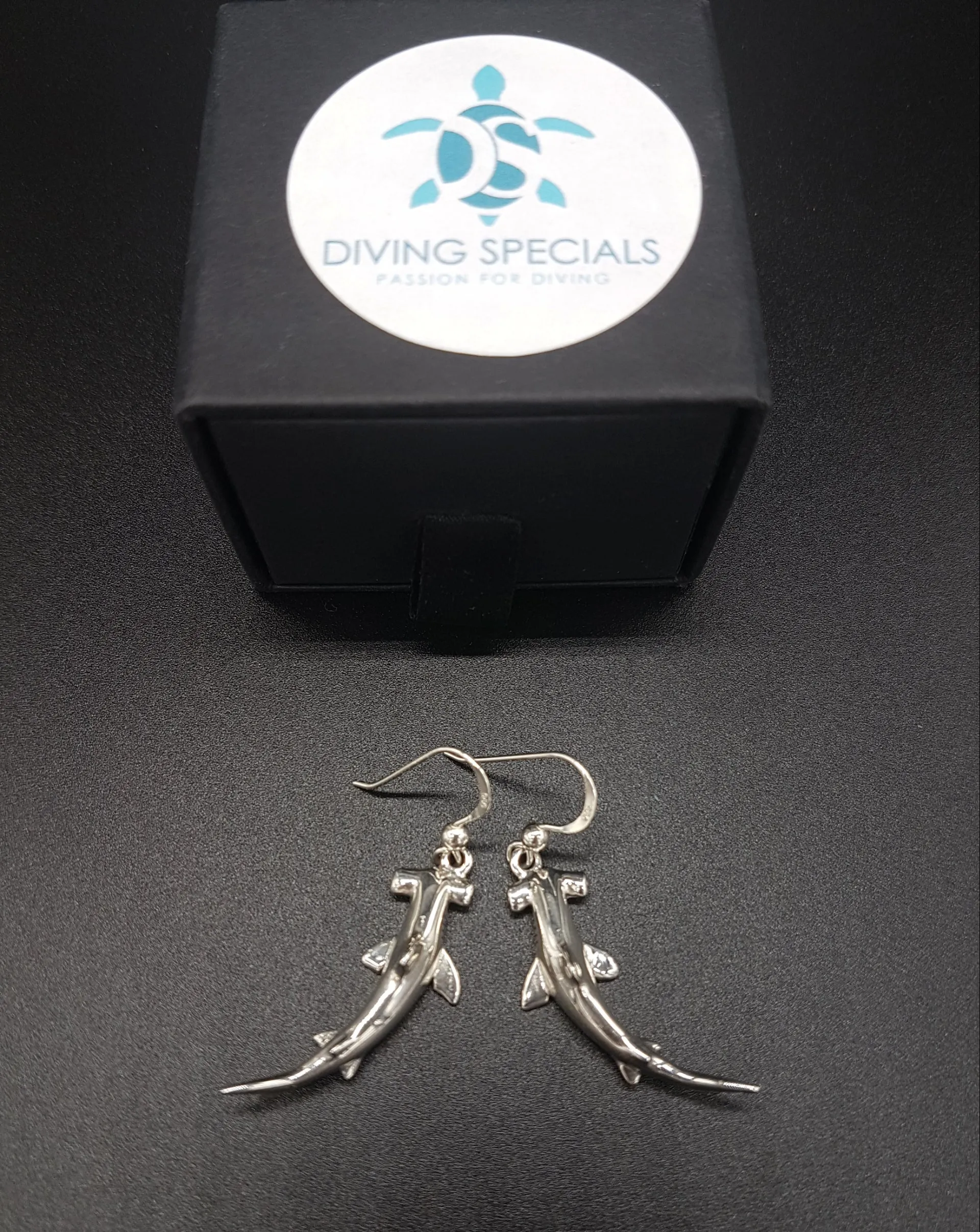 Hammerhead Shark Earrings - 925 Sterling Silver Earrings