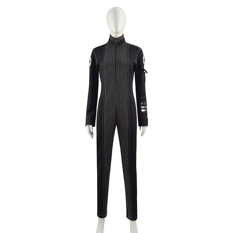 Jyn Erso Cosplay Costume Pilot Jumpsuit Romper Halloween Party Suit