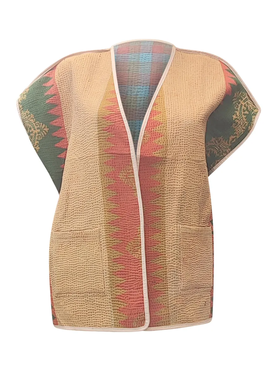 kantha reversible vest aadhya