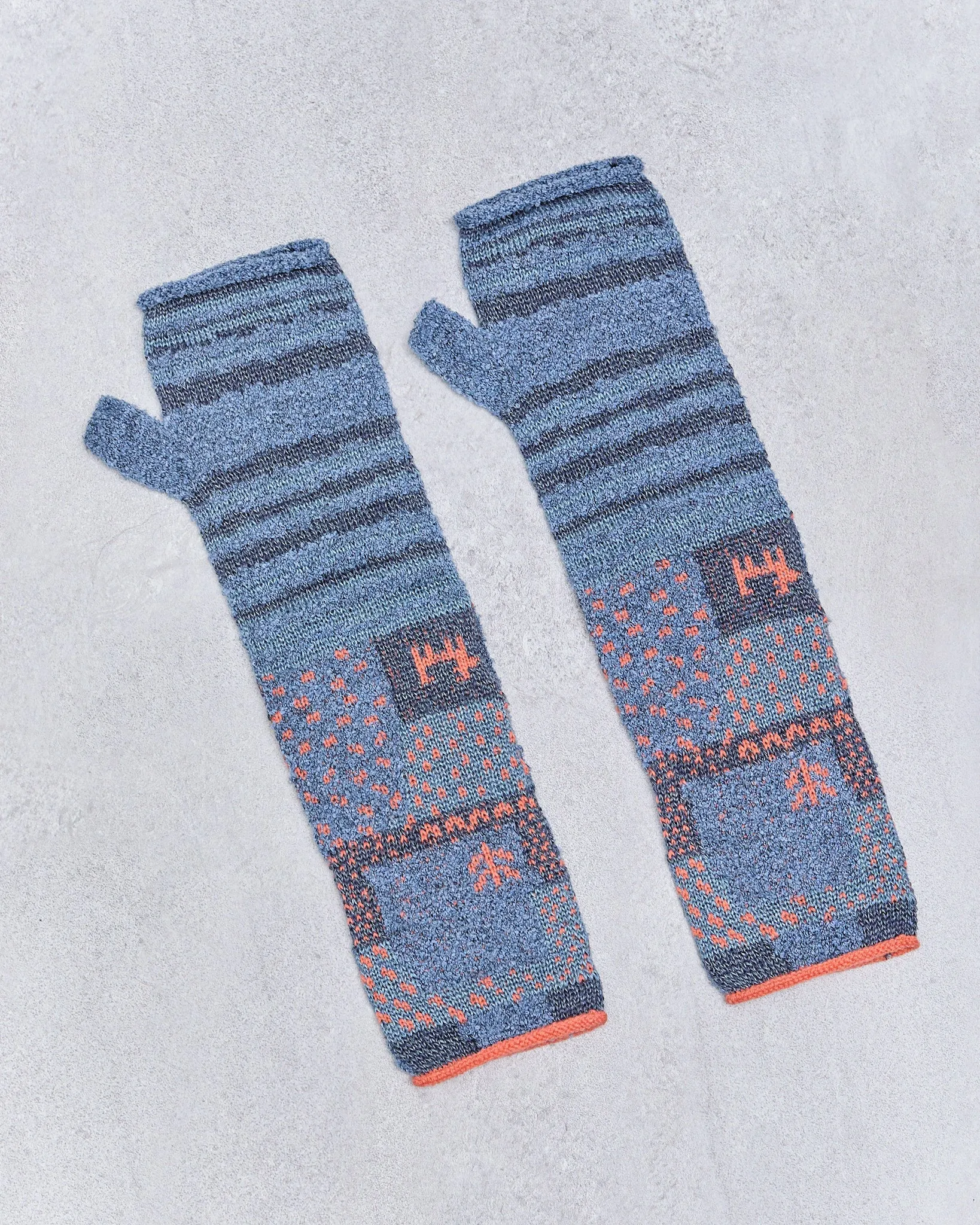 Kapital Gabbeh Patchwork 2 Way Mitten, Blue