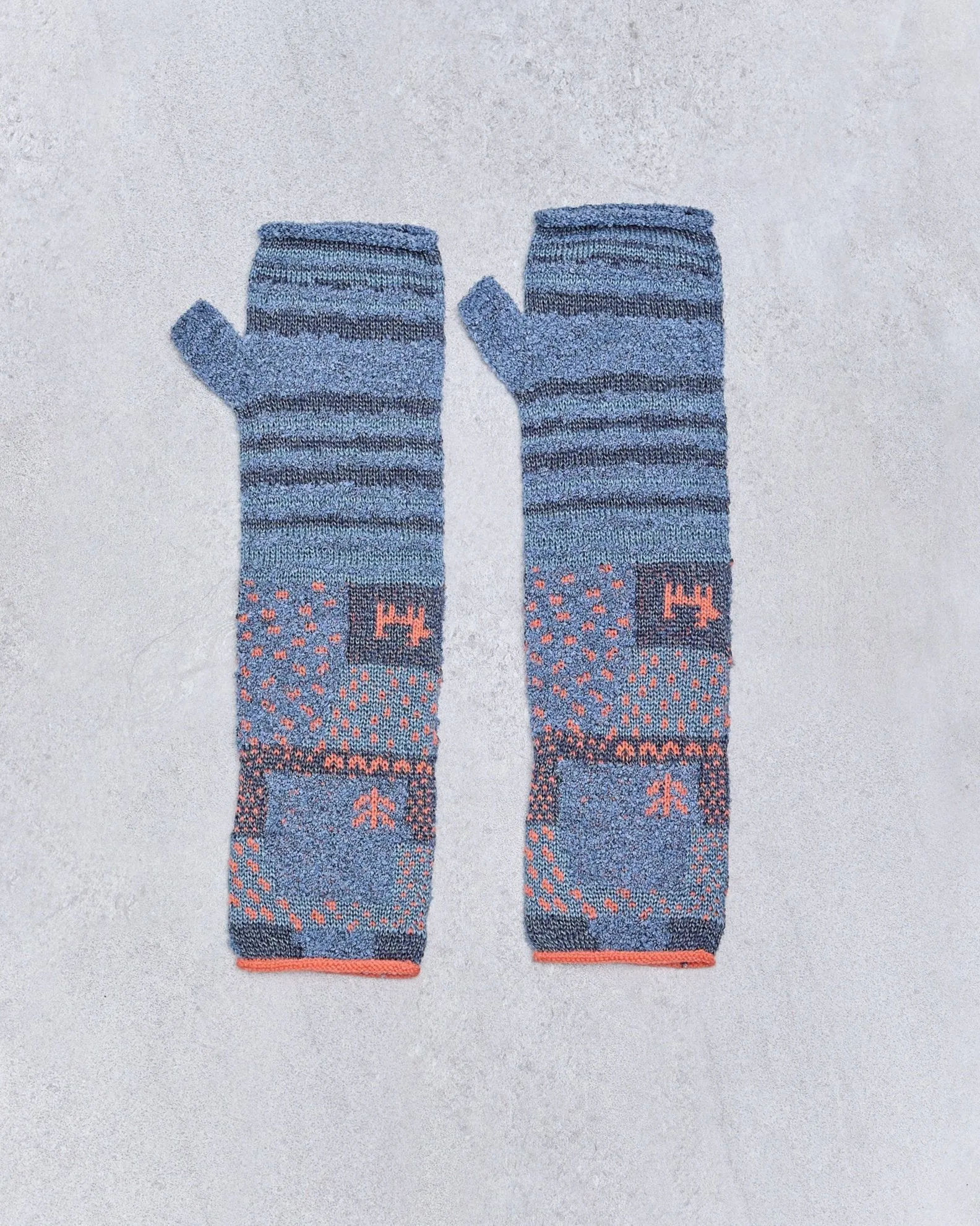 Kapital Gabbeh Patchwork 2 Way Mitten, Blue