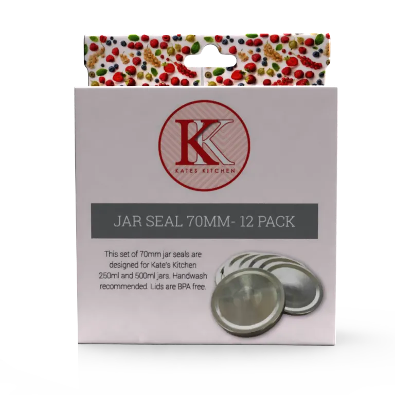 Kates Jar Seal 12 Pack 70mm