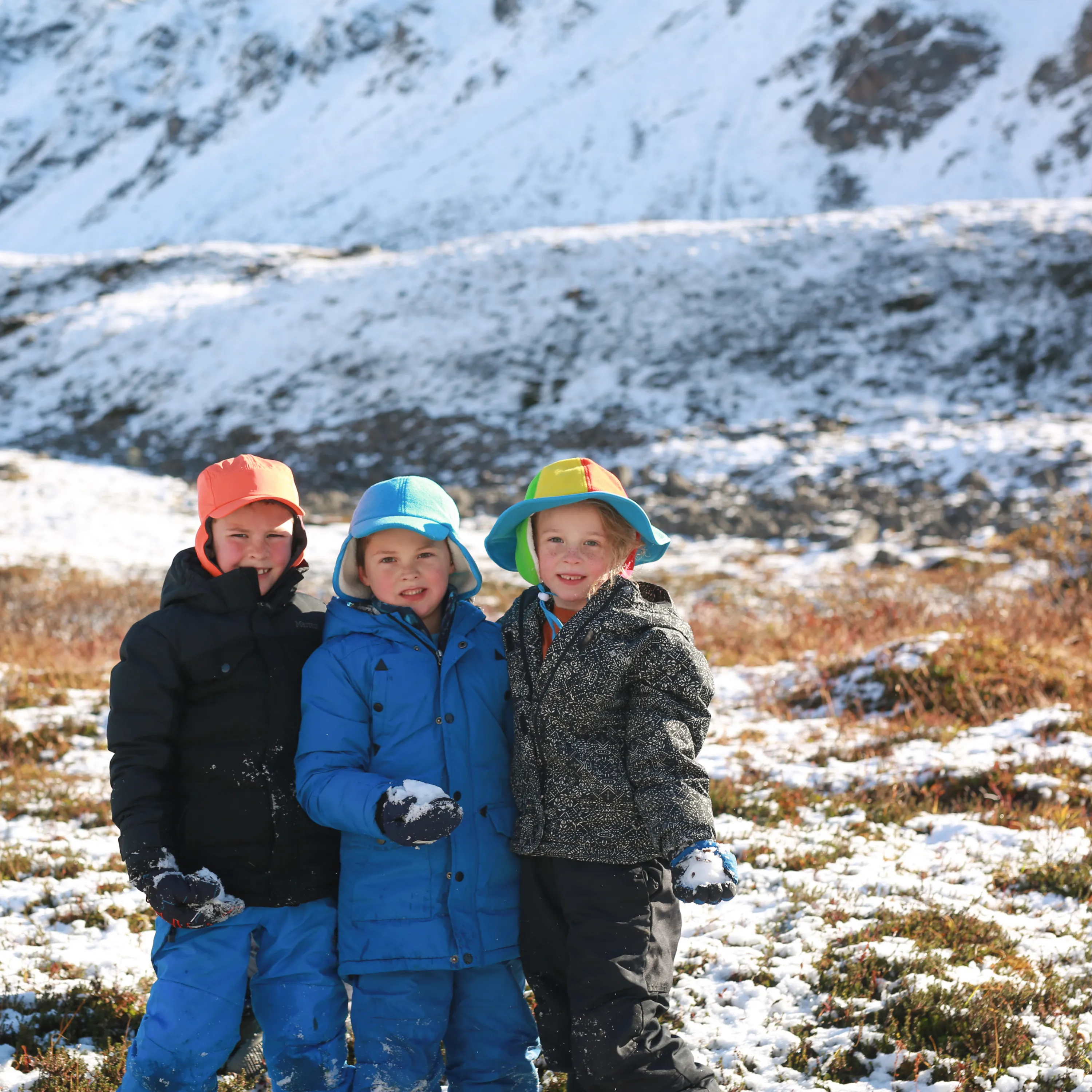 Kids Frosty Fleece Winter Flap Hat - Glacial Water