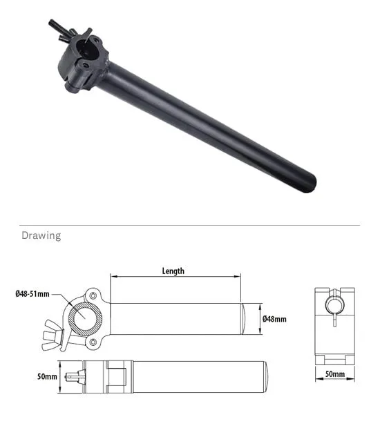 Kupo 500mm Boom Arm Black