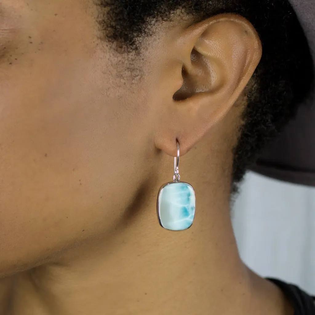 Larimar Drop Earrings