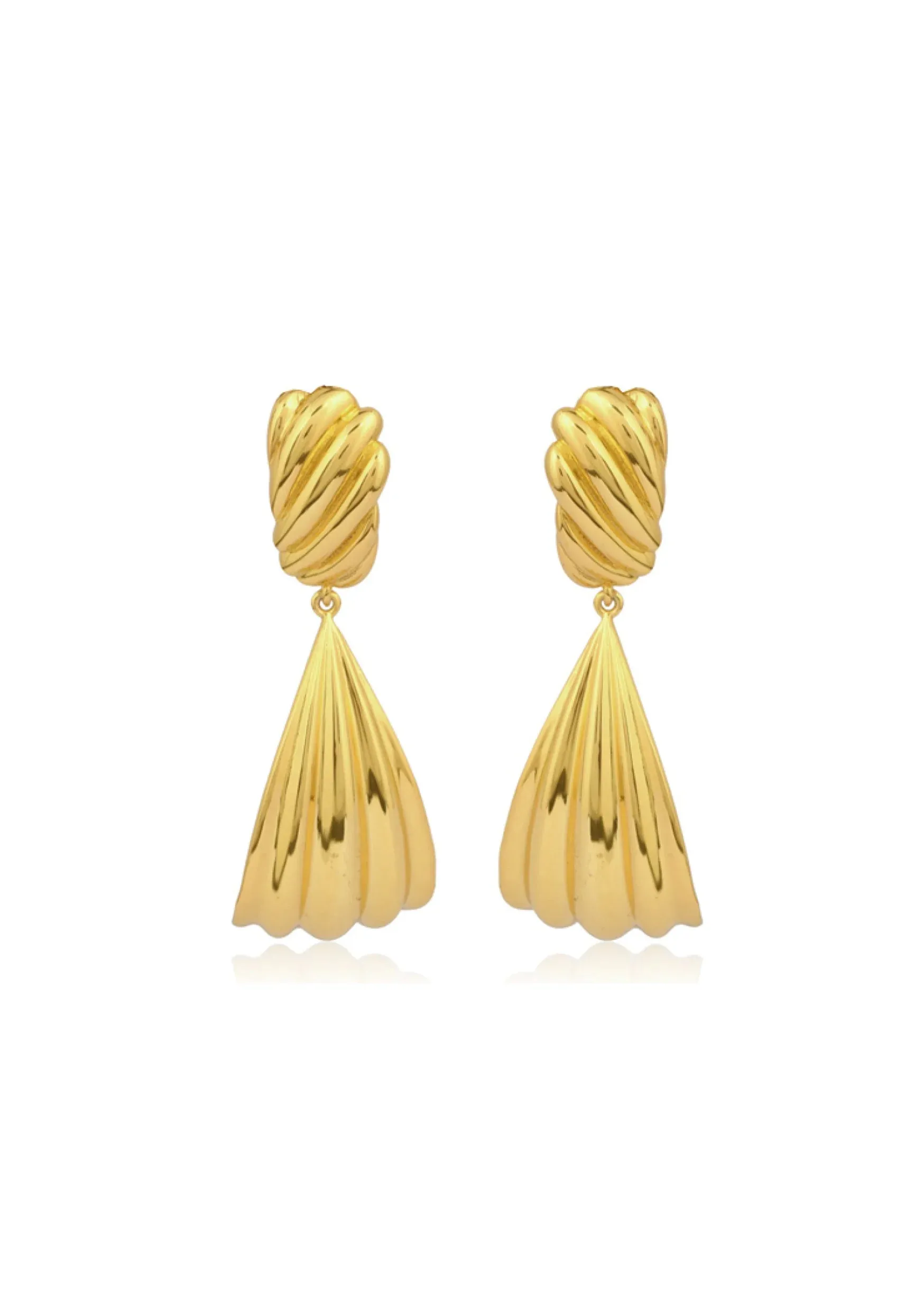 Lola Knight - Marina - Vintage Inspired Bridal Earrings - 18K Gold