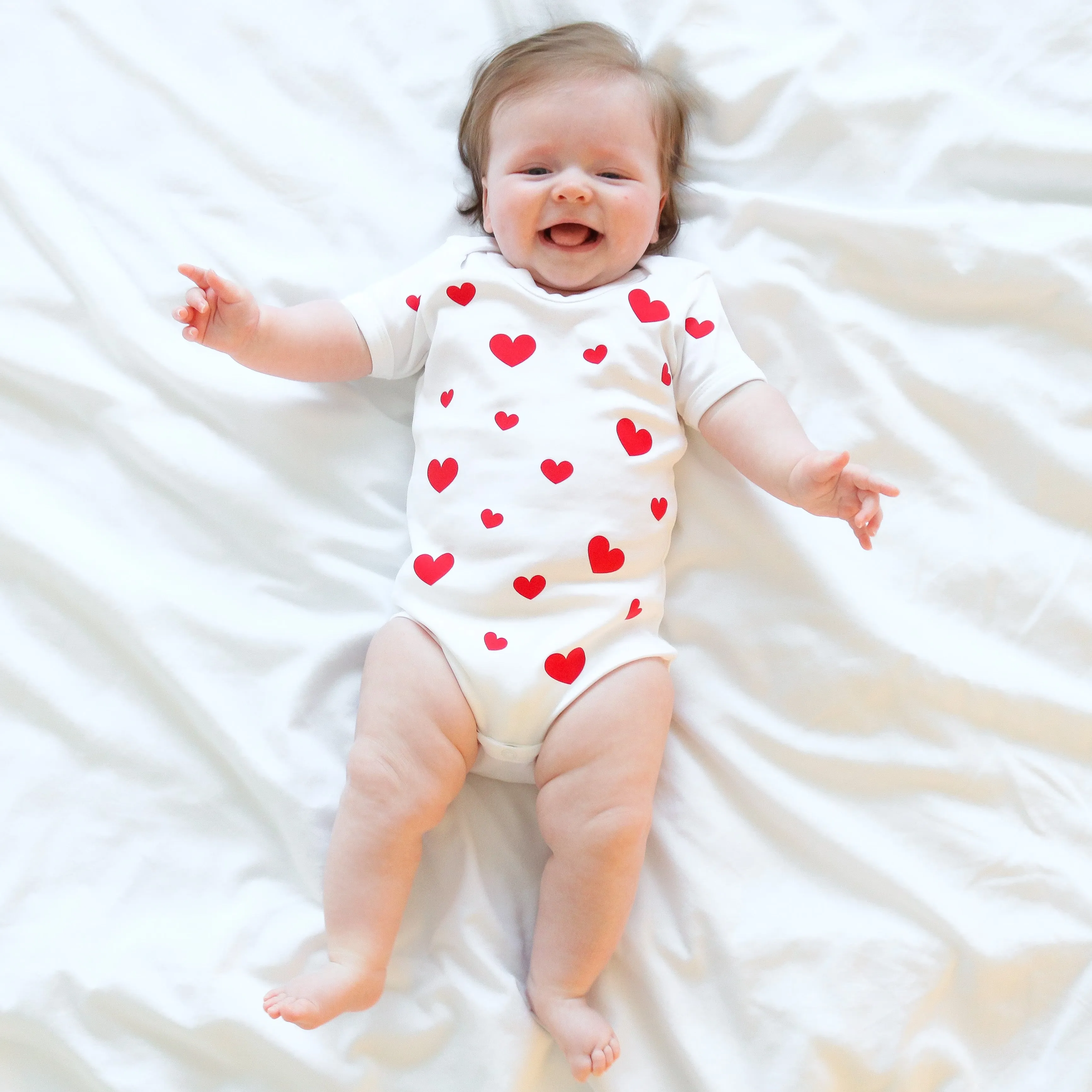 Love Heart Baby Vest