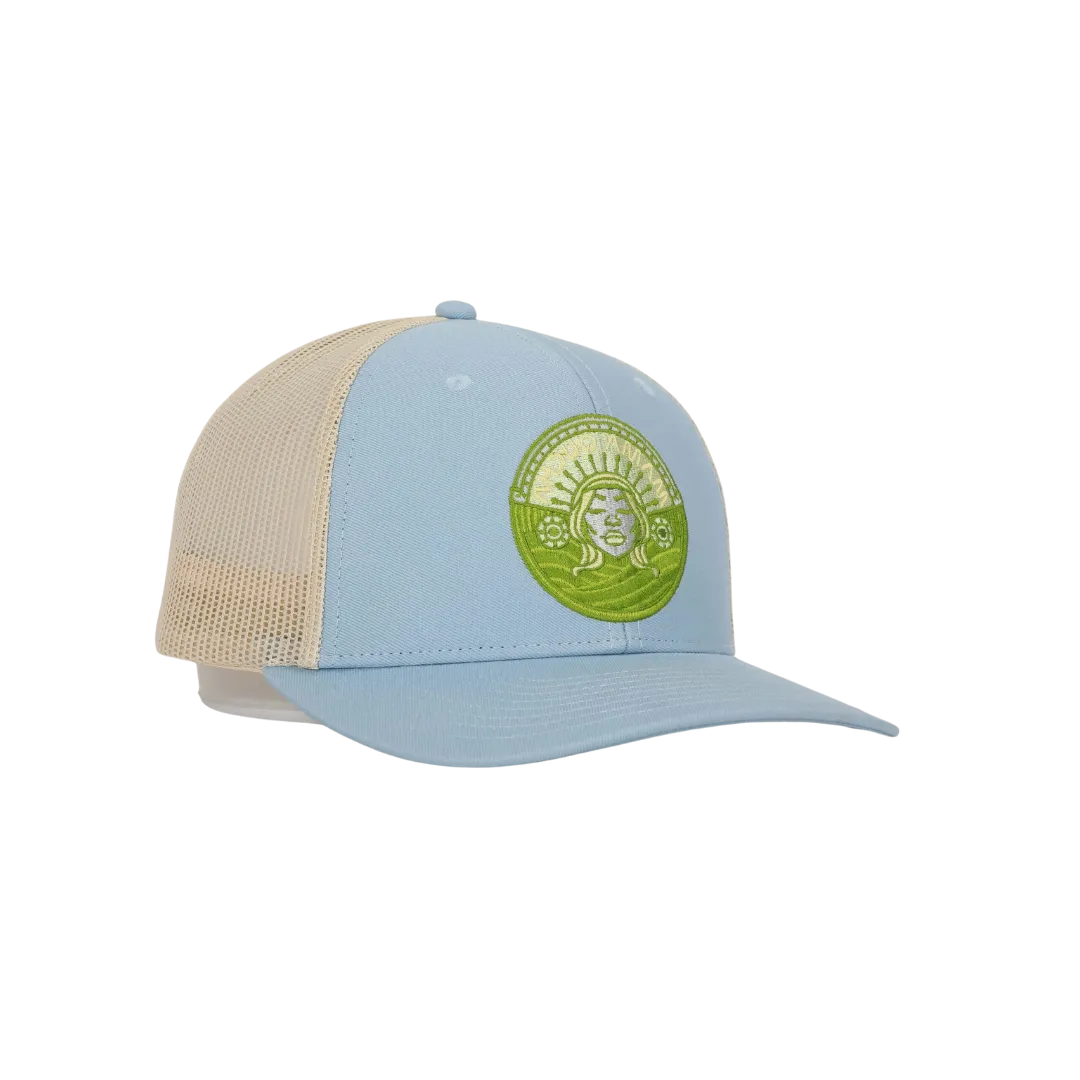 Mama Qucha Co. Men's Light Blue Mesh Cap