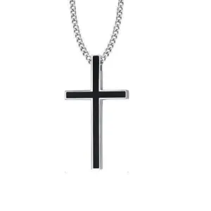 Men's Christian Necklace <br> Elegant (Steel)