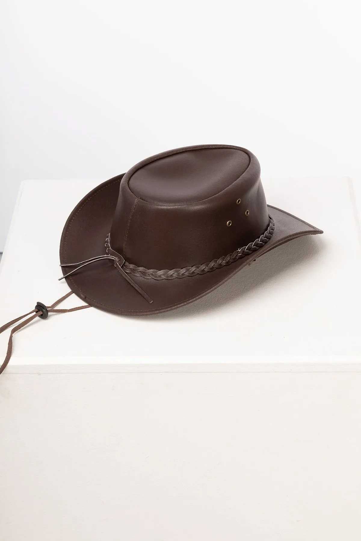 Men's Leather Hat - Cottam