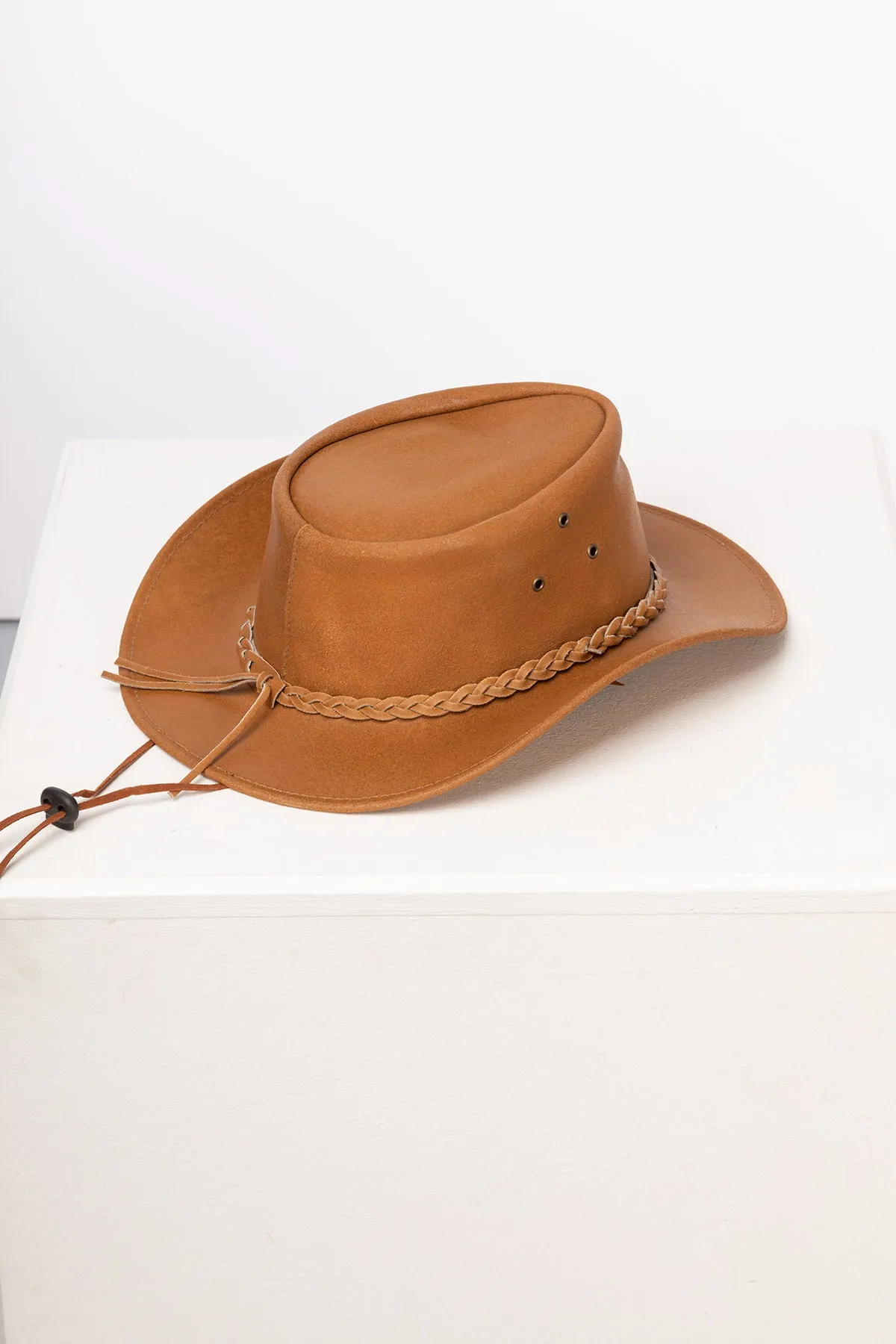 Men's Leather Hat - Cottam