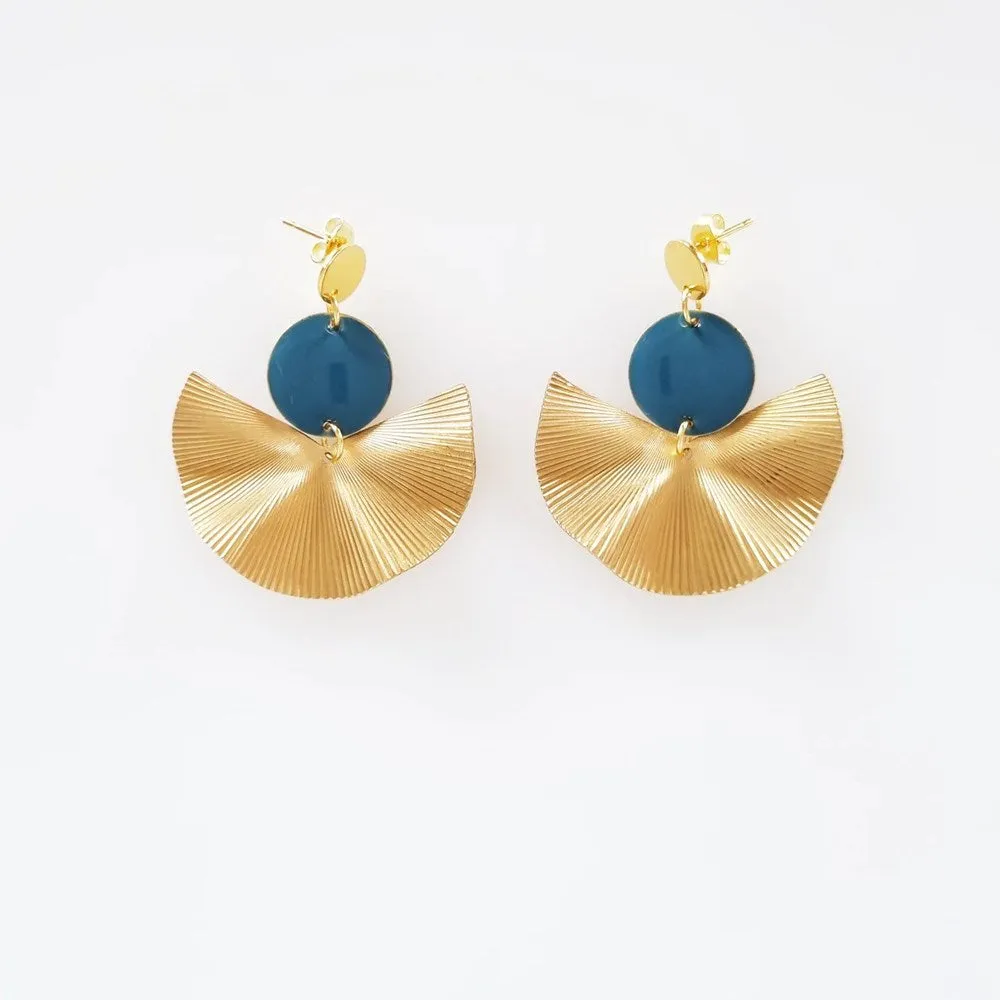 Middle Child: Munroe Earrings Teal