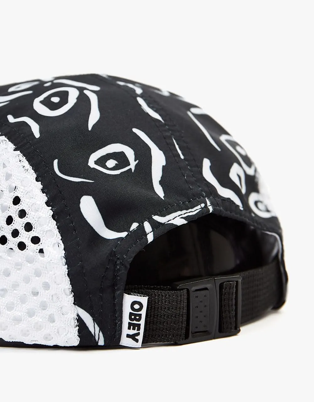 Obey Scribbles 5 Panel Cap - Black/Multi