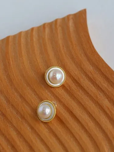 Oceanic Glow Mother of Pearl Earrings