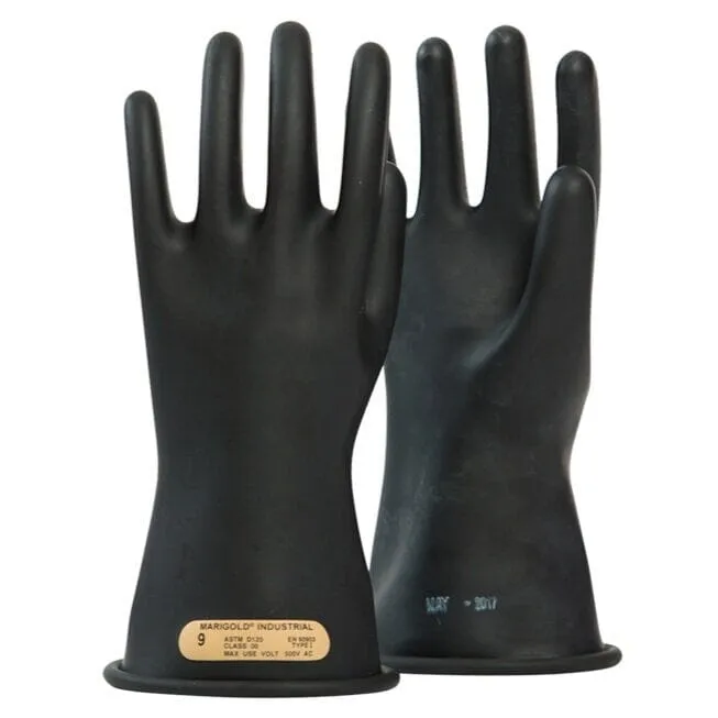 OEL Class 00 Rubber Gloves 11" - IRG-00-11-B