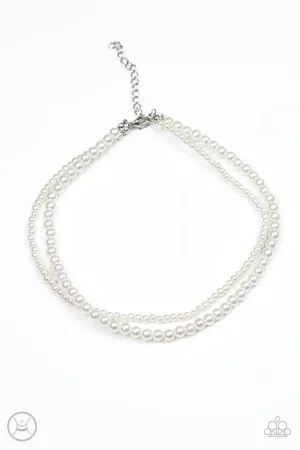 Paparazzi Necklace ~ Ladies Choice - White