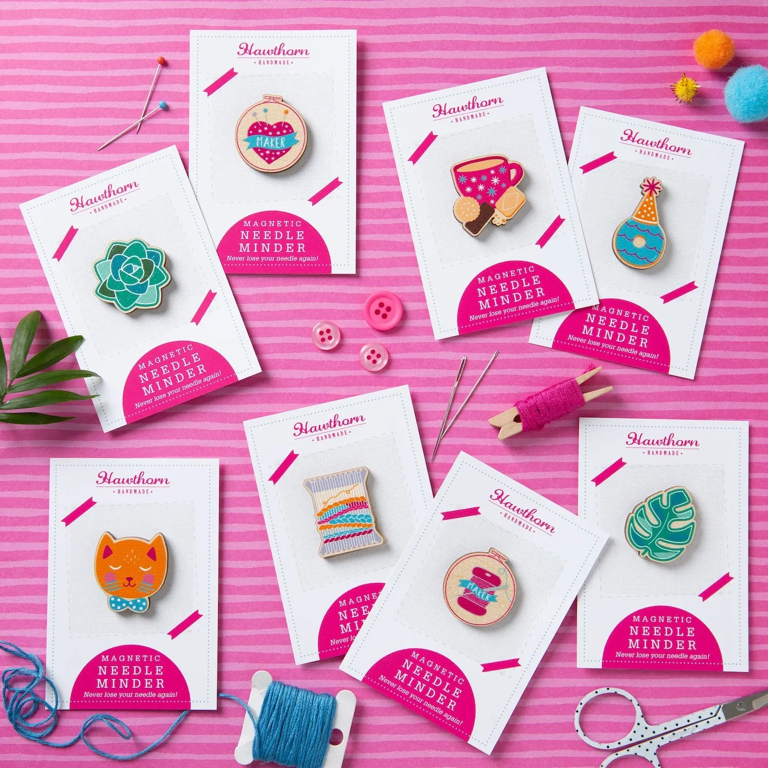 Party Ring Magnetic Needle Minder