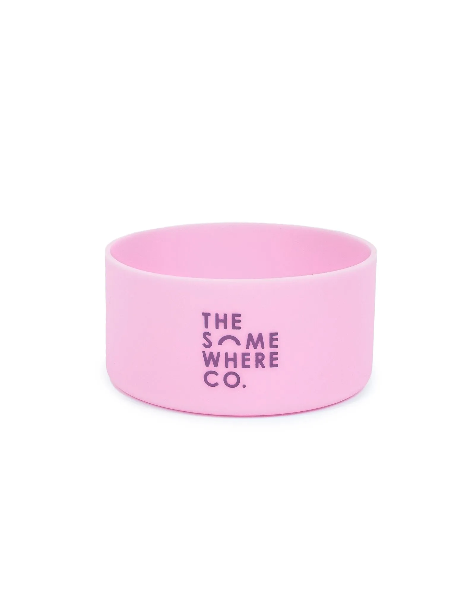 Pink 1L Water Bottle Silicone Band