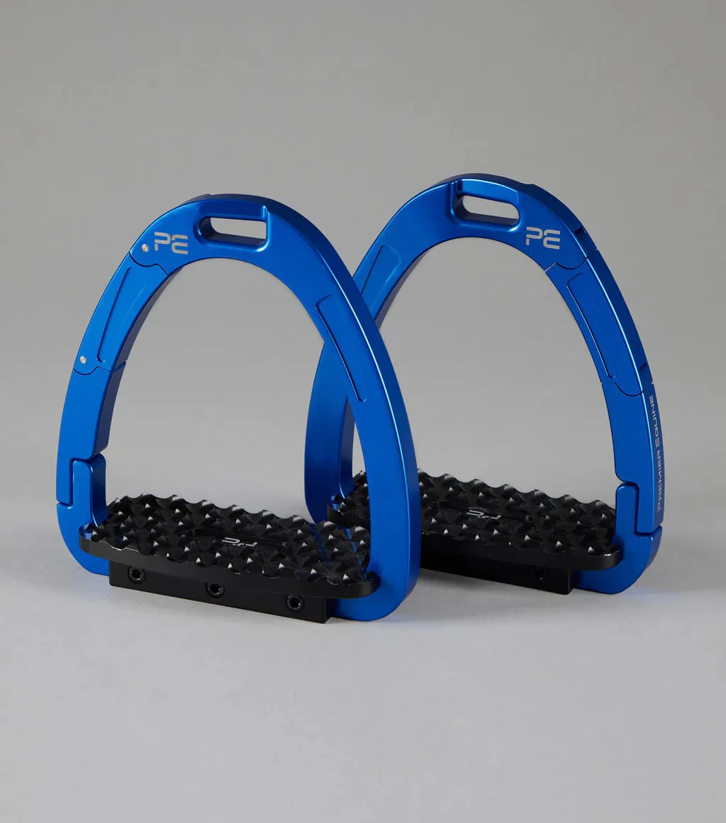 Premier Equine Intego Duo Safety Stirrup Blue