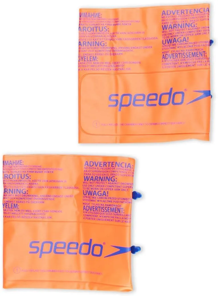 Speedo Children Safety Swimming Protection Starter Roll Up Blow Up Arm Bands