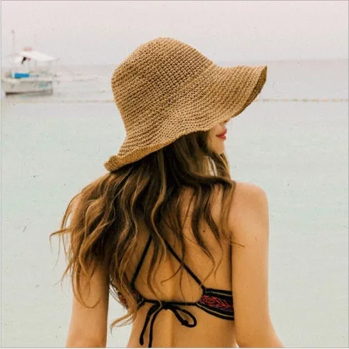 Straw Hat, Summer Hats, Sun Hats for Women, Straw Beach Hat, Women's Summer Hats, Straw Bucket Hat, Straw Sun Hat, Floppy Sun Hats, Straw Fedora