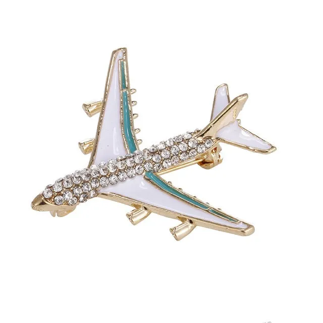 Super Cool Airplane Designed Brooches